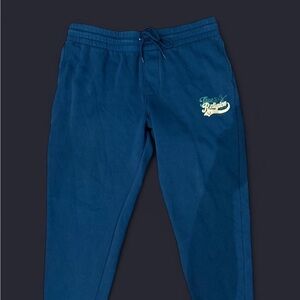 True Religion Navy Joggers with Logo
